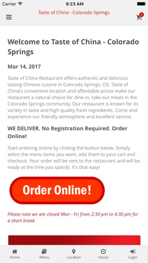 Taste of China Colorado Springs(圖1)-速報App