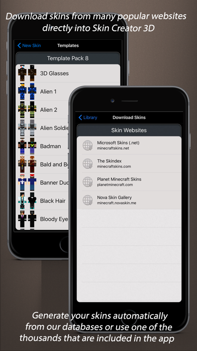Skin Creator 3d For Minecraft By Eighth Day Software L L C Ios United States Searchman App Data Information - 100 free roblox accounts dantdm 2019 minecraft servers