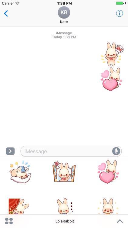 Bunny Lola stickers pack