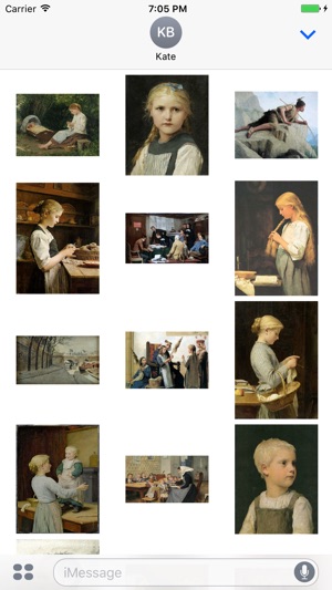 Albert Anker Artworks Stickers(圖4)-速報App