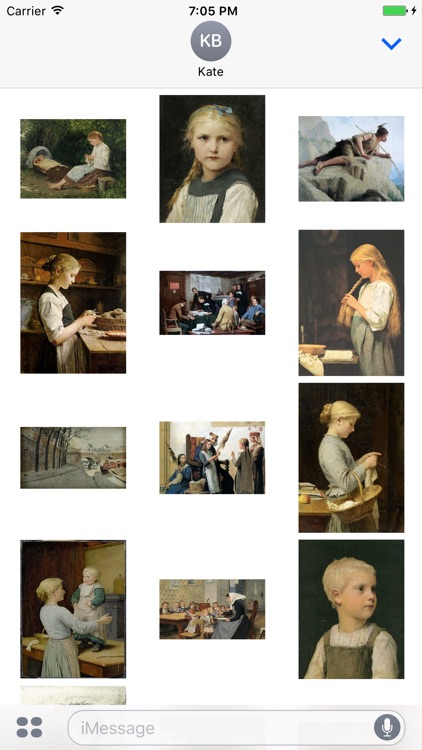 Albert Anker Artworks Stickers screenshot-3