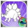 Paint and Drawing Stegosaurus - For Kids