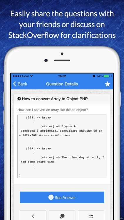 Free app for PHP technical job interview questions screenshot-4