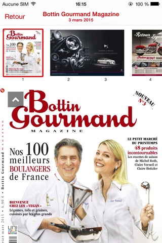 Bottin Gourmand Magazine screenshot 2