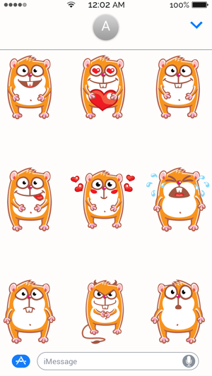 Hamster Emojis Stickers(圖2)-速報App