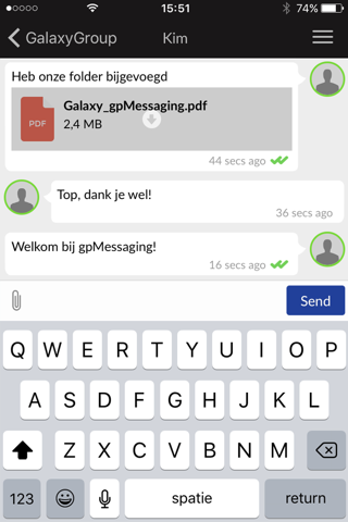 gpMessaging screenshot 4