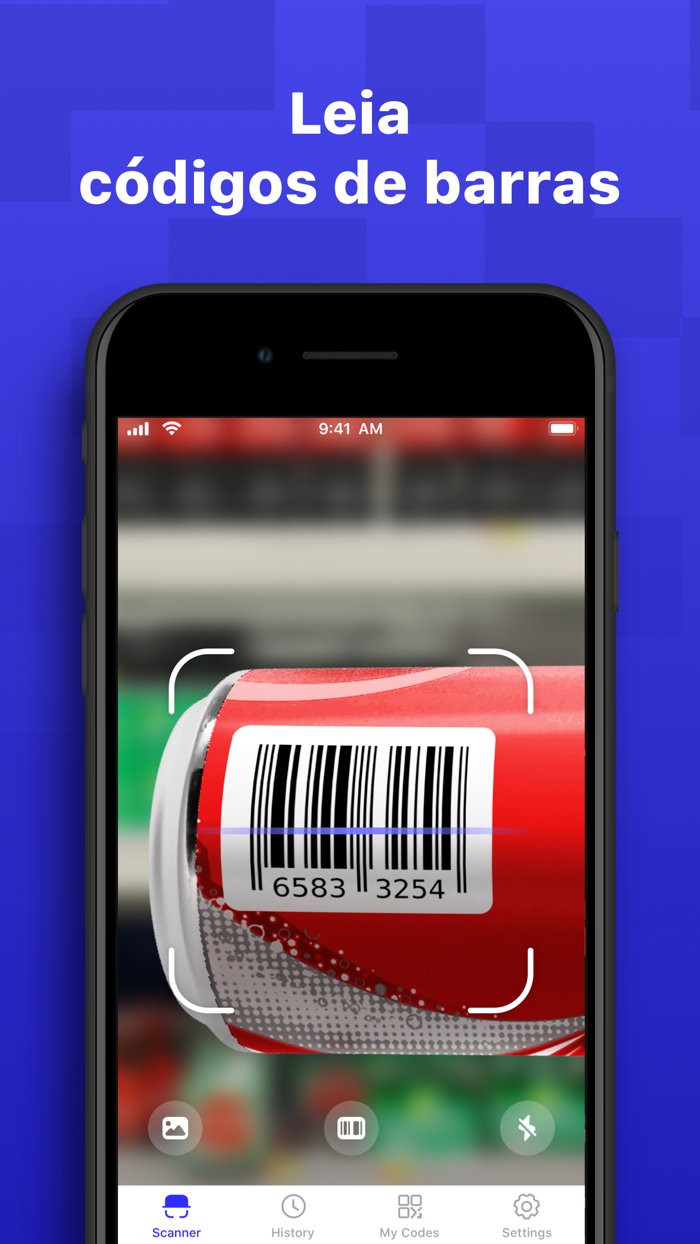 Leitor de QR Code, Barcode