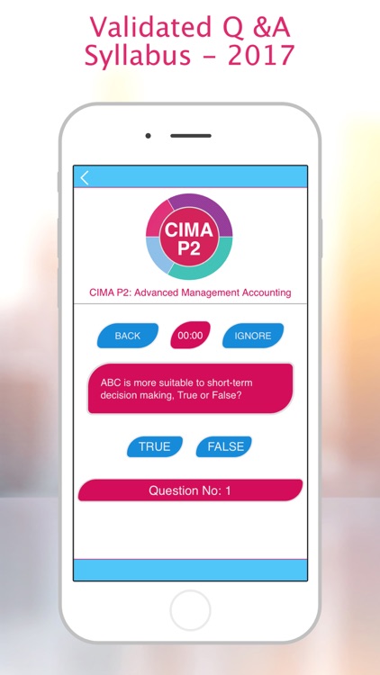 CIMA P2: Advanced Management Accounting.