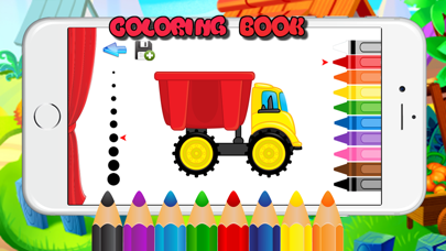 How to cancel & delete Drawing Car and Trucks Coloring Book for Kids Game from iphone & ipad 3