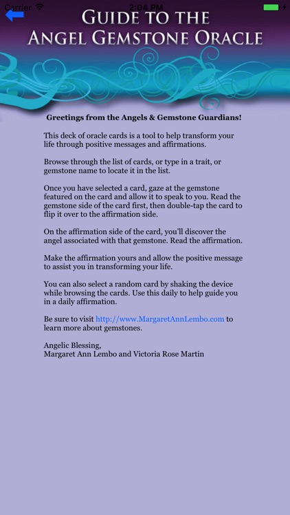 Angel Gemstone Oracle Cards screenshot-4