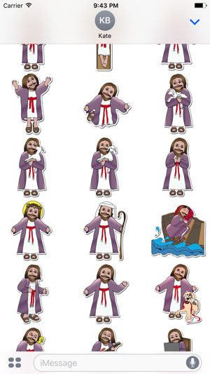 Jesus Emoji Christian Sticker Pack(圖2)-速報App