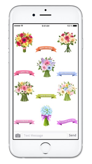 Send Flowers & Messages Sticker Pack(圖5)-速報App