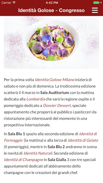 Identità Golose - Congresso