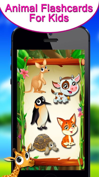 Animals Flash Card For Kids