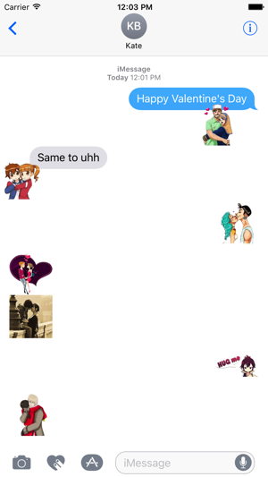 Valentine Romance Sticker for iMessage(圖1)-速報App