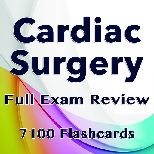 Cardiac Surgery Exam Prep 7100 Flashcards & Quiz icon