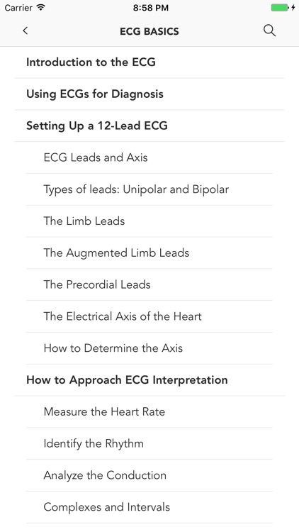 Instant ECG: An Electrocardiogram Rhythms Guide screenshot-3
