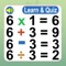 Learn math tables with quiz is completely self-learning application