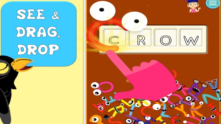 Endless ABC Uppercase Kids Games:having fun kids. screenshot-3