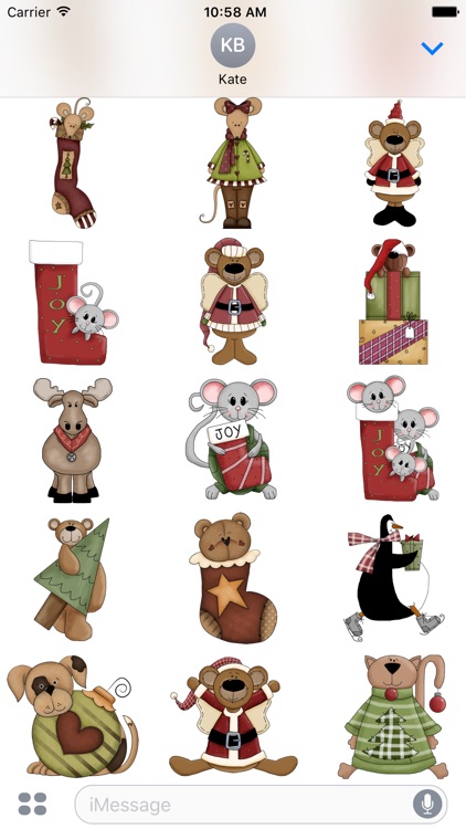 Christmas Stickers #1 for iMessage