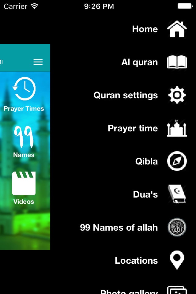 Athan for Muslim alQuran القرآن wih Qibla screenshot 2