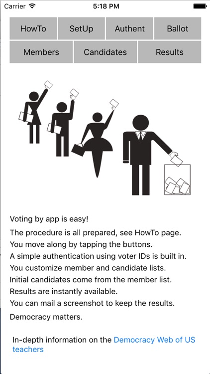 Easy!Voting - voting machine for communities