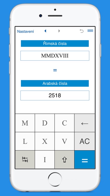 Pokročilá kalkulačka pro převod římských čísel