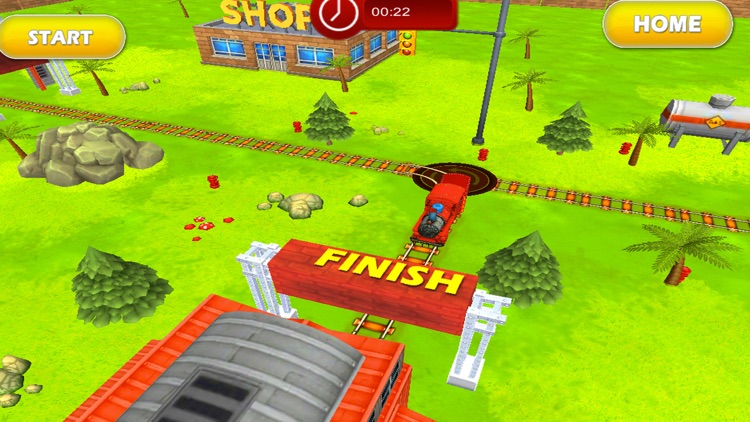 Tricky Train 3D Puzzle Game