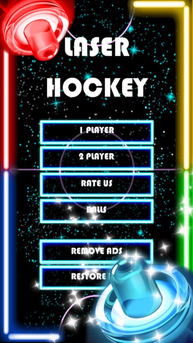 Glow Hockey HD 2 - 人のネオン軽いホッケーのスクリーンショット2 Glow Hockey HD 2 - 人のネオン軽いホッケーのスクリーンショット2