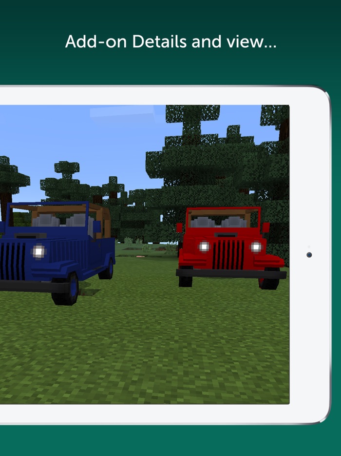 AddOn for Jeeps for Minecraft PE
