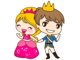 Sweet Royal couple for iMessage Sticker