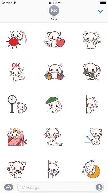 Cat The Best Cute Gift Sticker