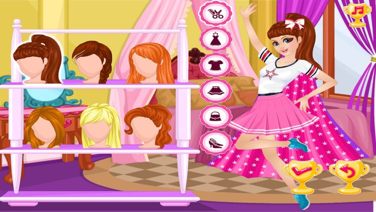 Princess turned cheerleader - games for kids