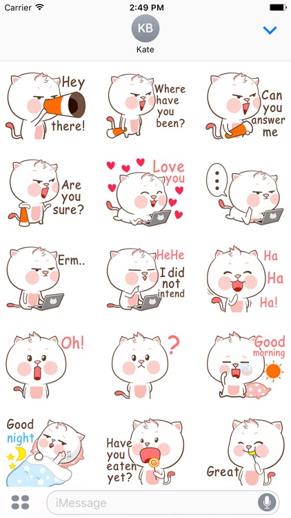 Kento The Happy Kitten Vol 2 Stickers