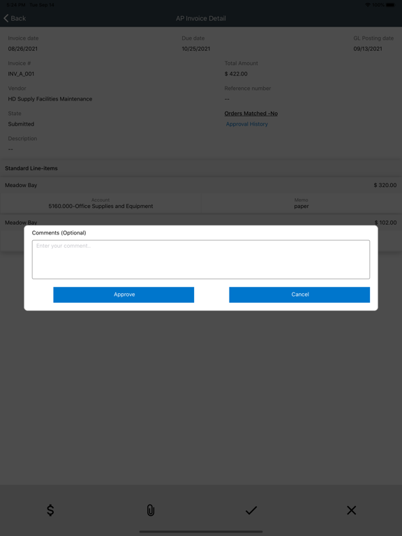 RealPage Accounting Mobile screenshot 2