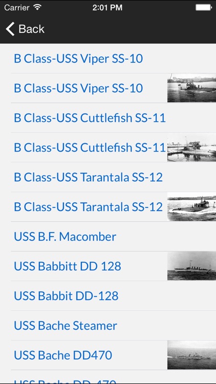 U.S Navy Ships: a History