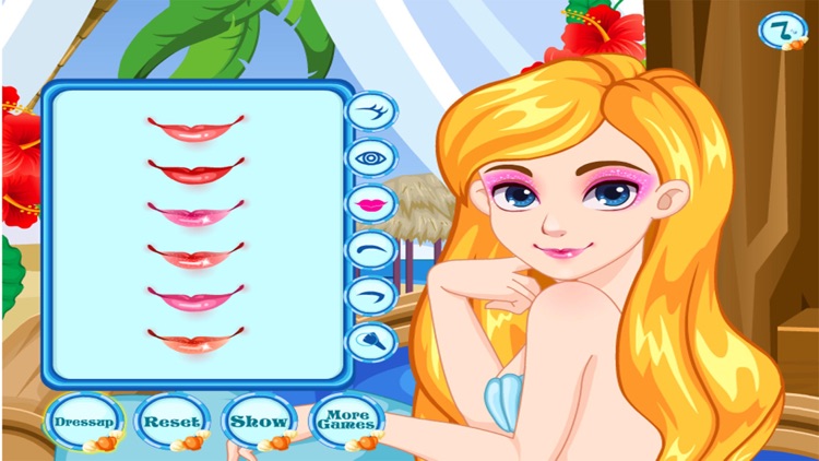 My Beautiful Mermaid Princess Dressup makeup games screenshot-3