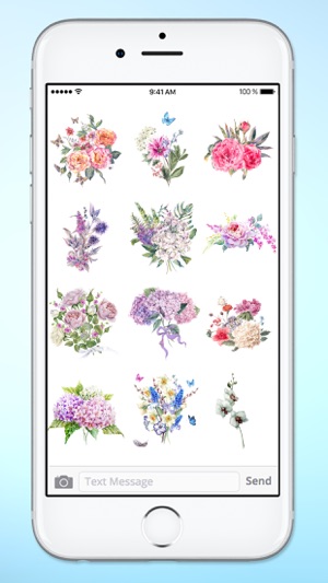 Watercolor Flower Bouquets Sticker Pack(圖4)-速報App