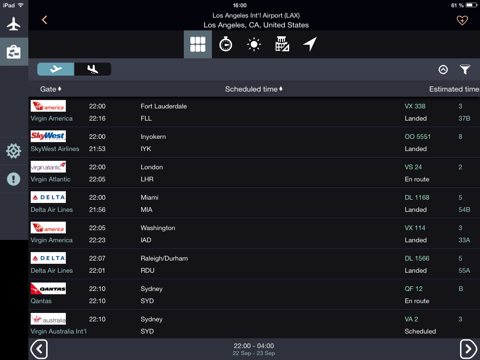 FlightHero -> Worldwide and local Flight Status Tracking with Airports Delays and Weather data for Airline flights Travel