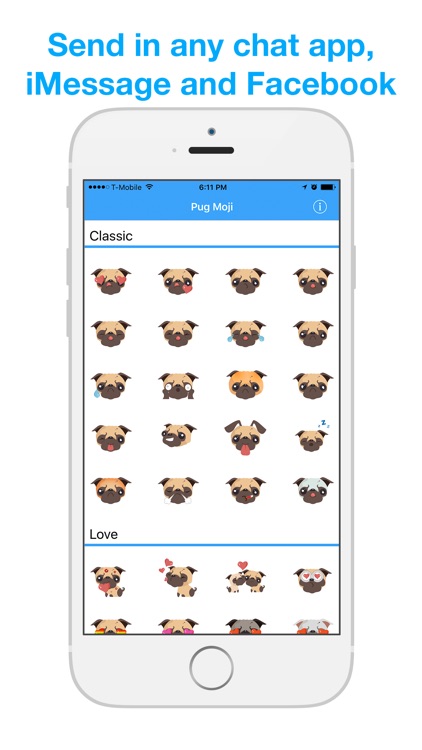 Pug Moji - Pug Emoji & Stickers screenshot-3