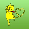 Funny Dancing Cat Sticker