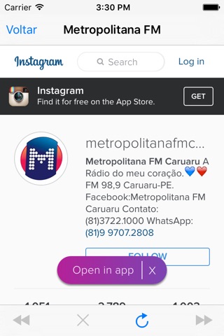 Metropolitana FM Caruaru screenshot 3