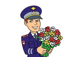Funny stickers with a police officer for iMessage on iOS 10