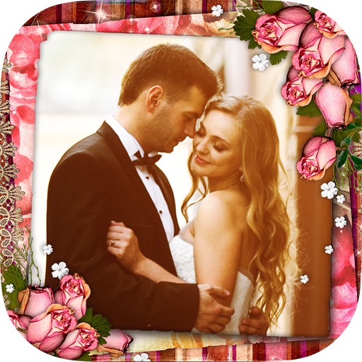 Wedding frames – romantic love photo album editor Icon