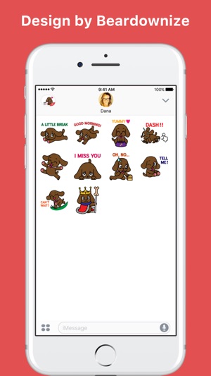 Miss Muddy Puppy stickers for iMessage(圖2)-速報App