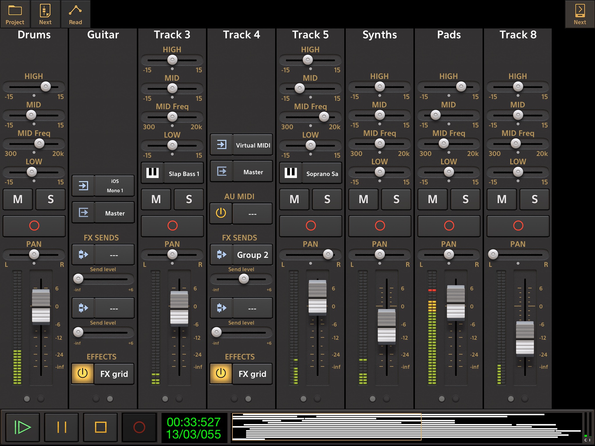 Audio Evolution Mobile Studio screenshot 2