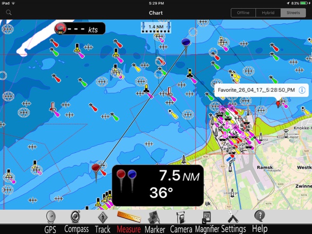 Le Havre - Dunkerque Chart Pro