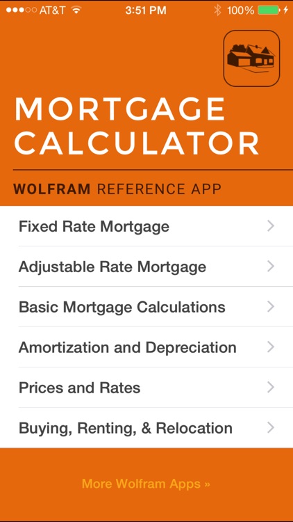 Wolfram Mortgage Calculator Reference App