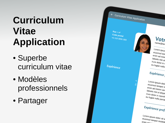 Télécharger Curriculum Vitae Application pour iPhone / iPad sur l'App