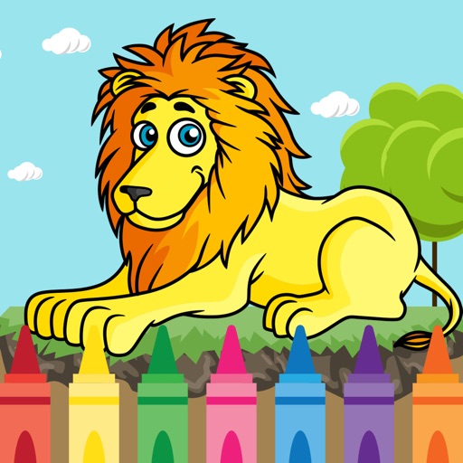 Zoo Coloring Book : animals color pages for adults iOS App